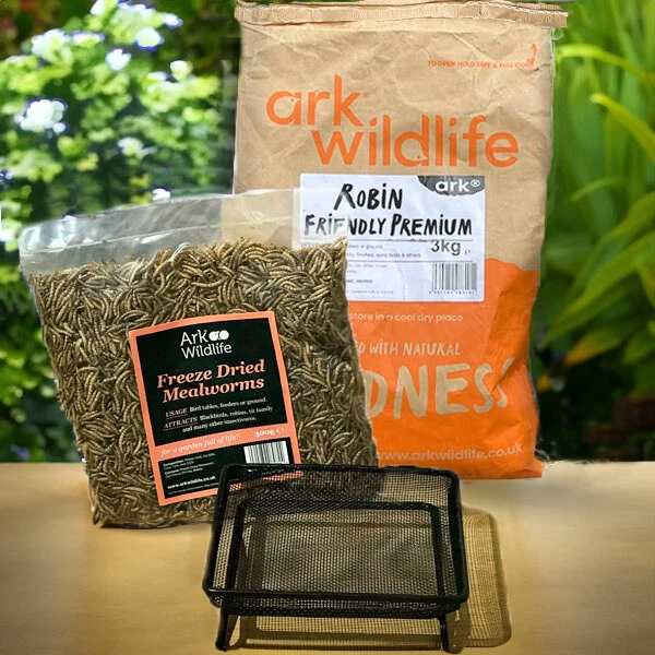 Robin Bird Food And Feeder Pack 1 Robin Bird Food And Feeder Pack