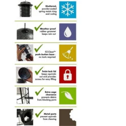 Squirrel Resistant Seed Feeder -Ark Wildlife Shop SRTF