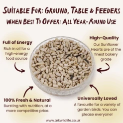 Classic Sunflower Hearts -Ark Wildlife Shop SUNC WhyBuy