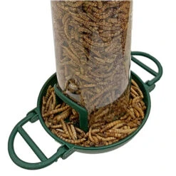 Flip Top Mealworm Feeder -Ark Wildlife Shop flip top mealworm bird feder