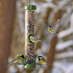 Ring-Pull™ Click Seed Feeder -Ark Wildlife Shop ring pull click great tits